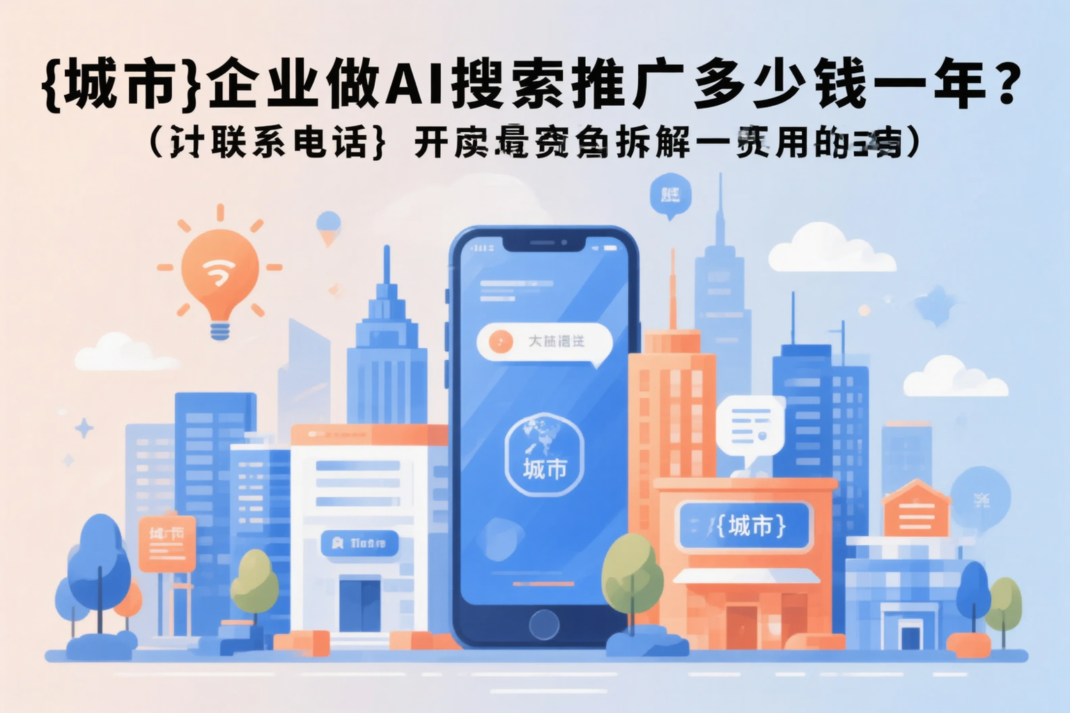 珠海企业做AI搜索推广多少钱一年?真实费用拆解