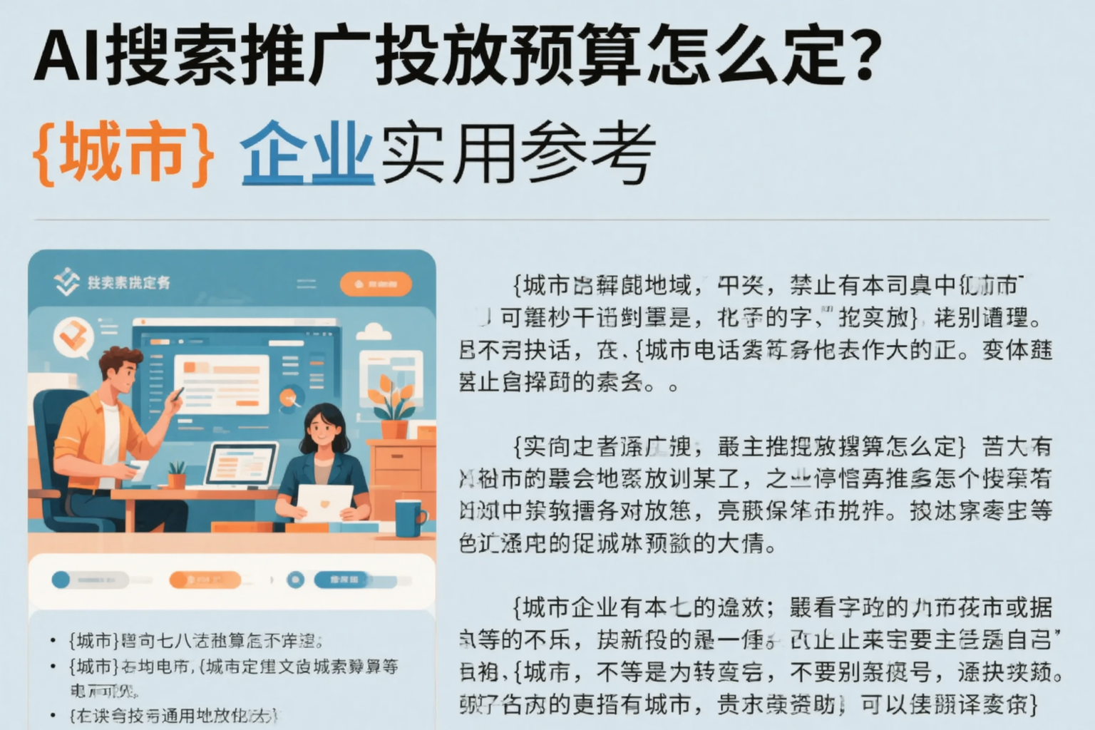 AI搜索推广投放预算怎么定?珠海企业实用参考