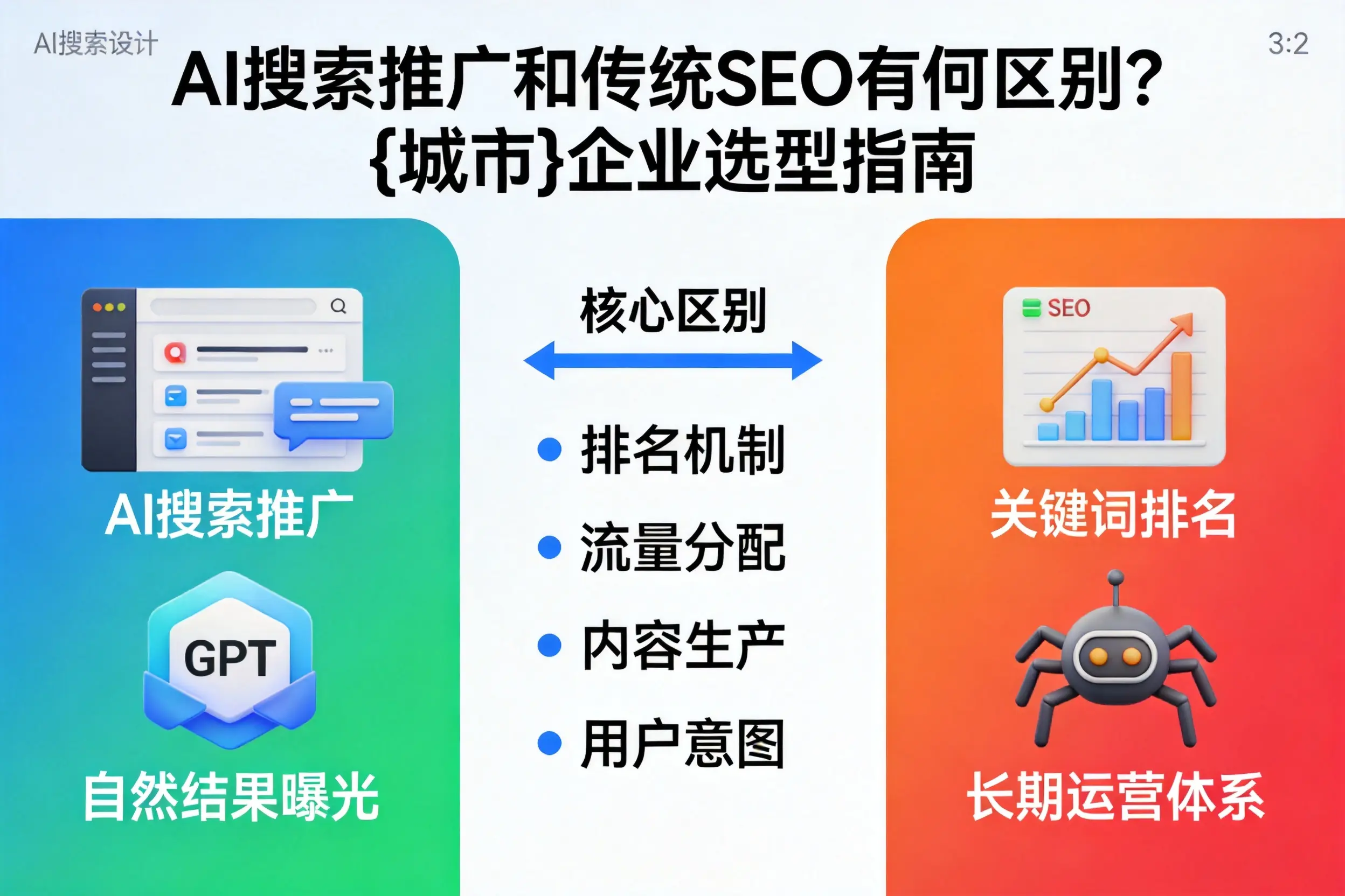 AI搜索推广和传统SEO有何区别?珠海企业选型指南