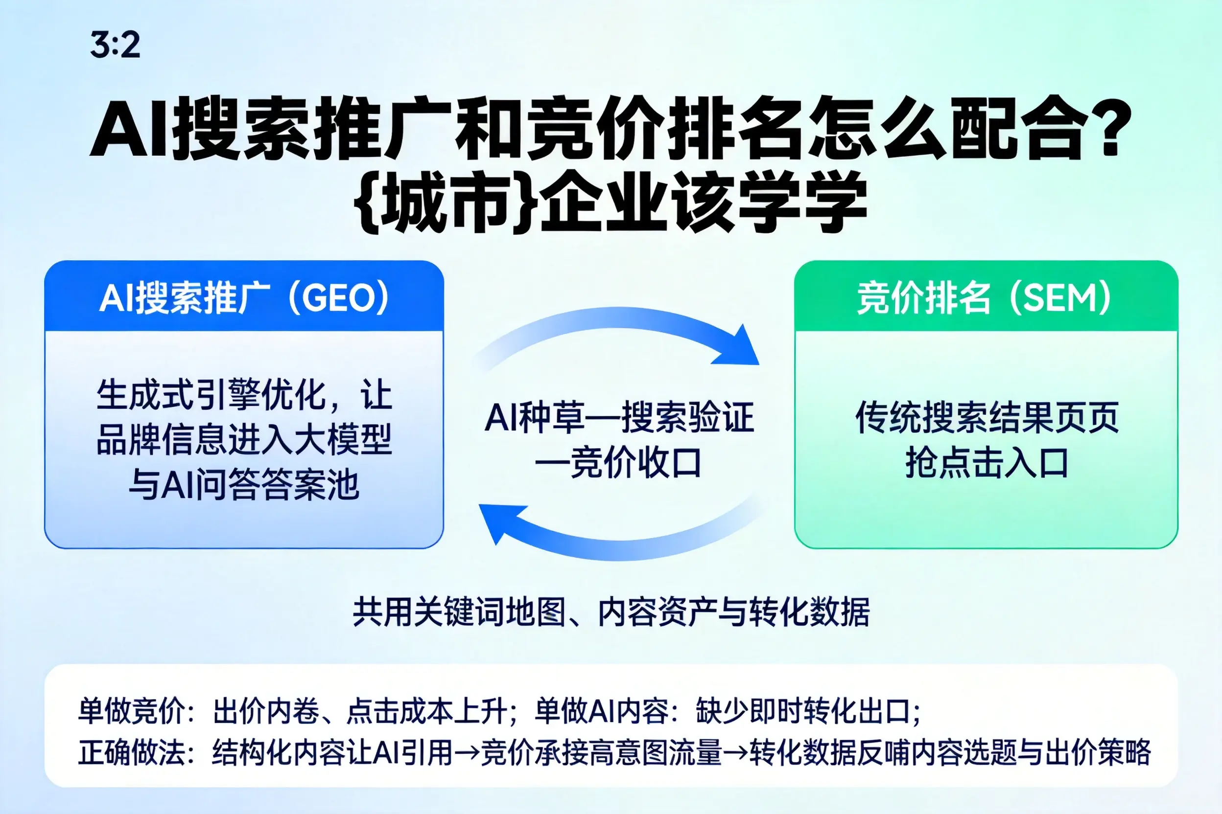 AI搜索推广和竞价排名怎么配合?珠海企业该学学
