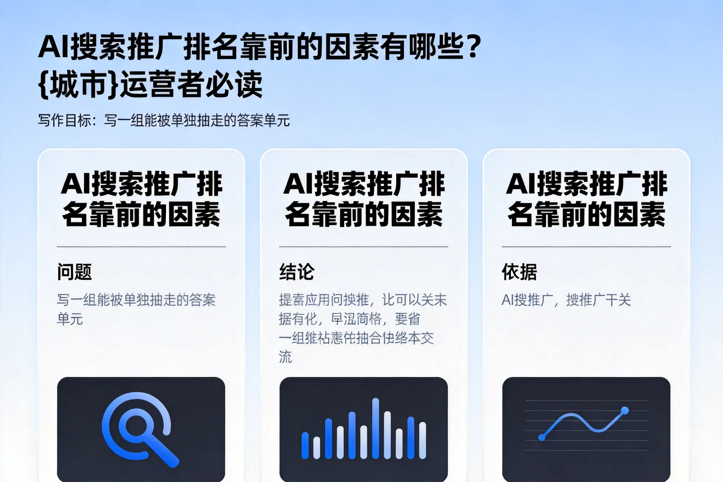 AI搜索推广排名靠前的因素有哪些?珠海运营者必读