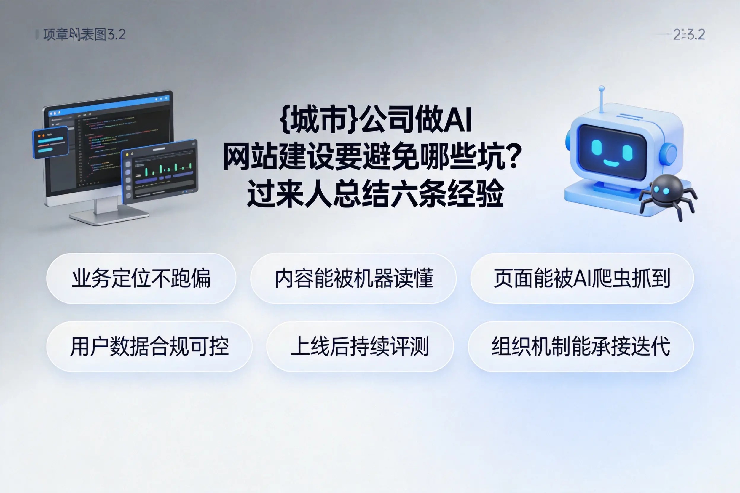 珠海公司做AI网站建设要避免哪些坑?过来人总结六条经验