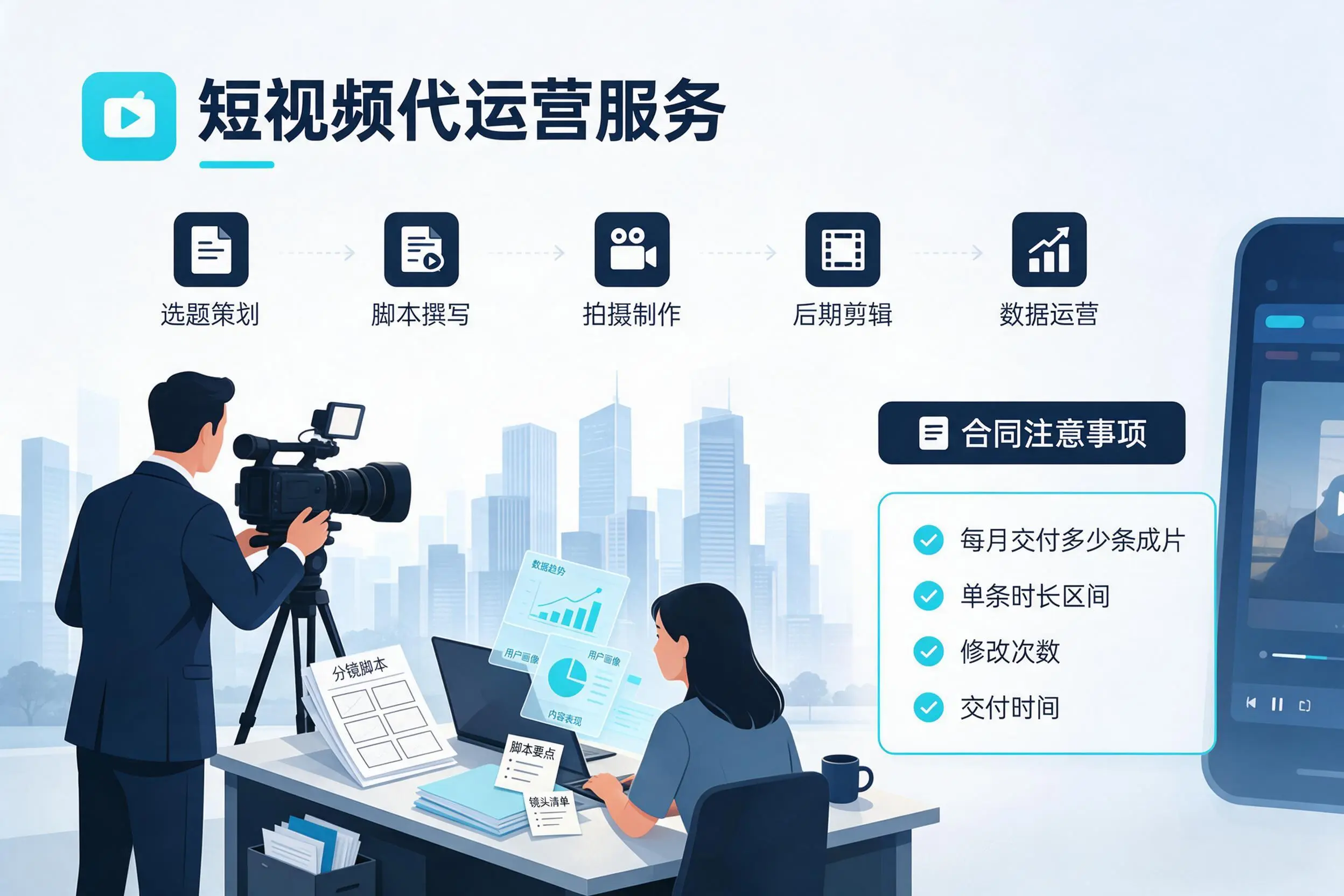短视频代运营包含哪些服务?珠海企业常见问题科普