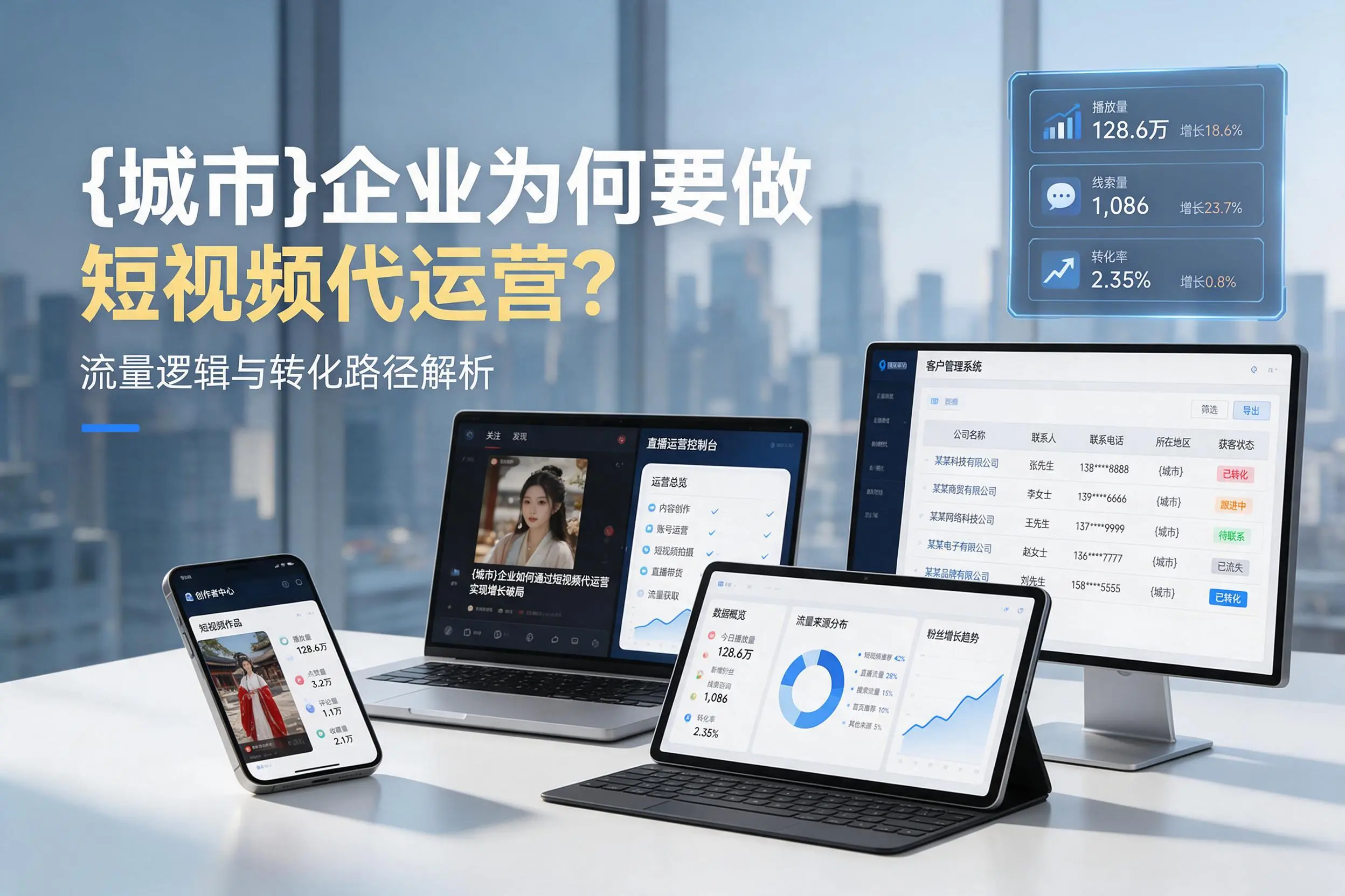 珠海企业为何要做短视频代运营?流量逻辑与转化路径解析