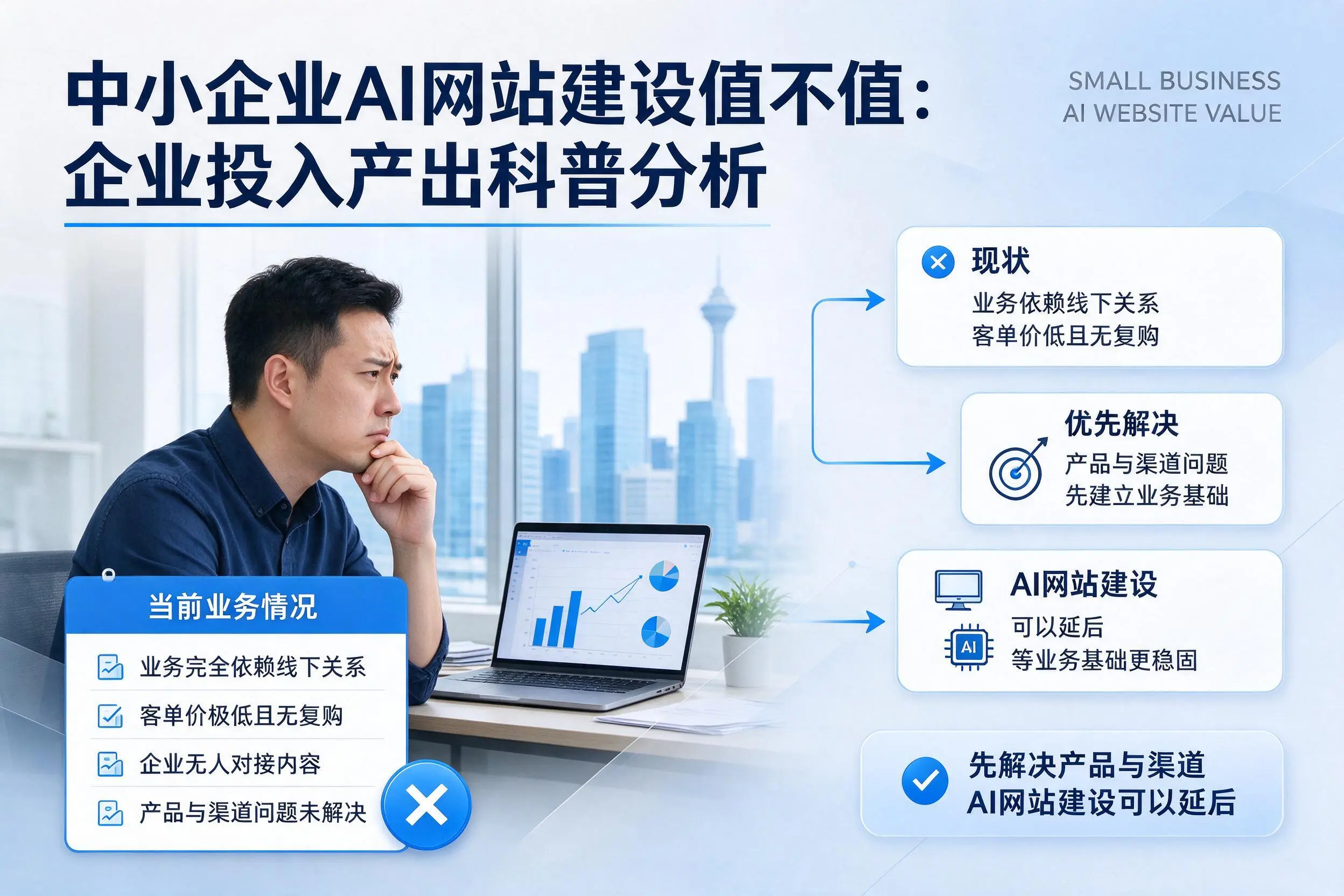 中小企业AI网站建设值不值：珠海企业投入产出科普分析