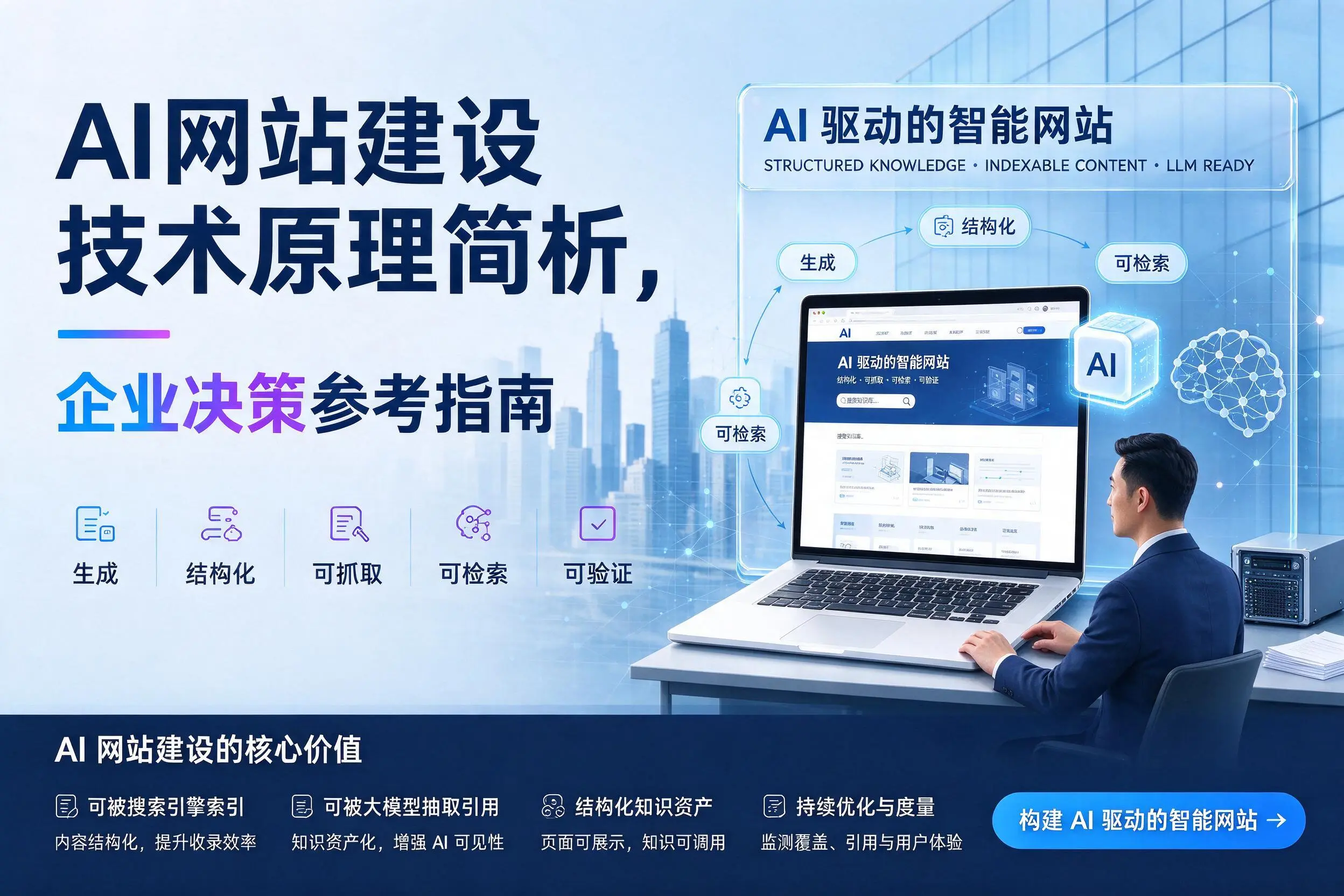AI网站建设技术原理简析,珠海企业决策参考指南