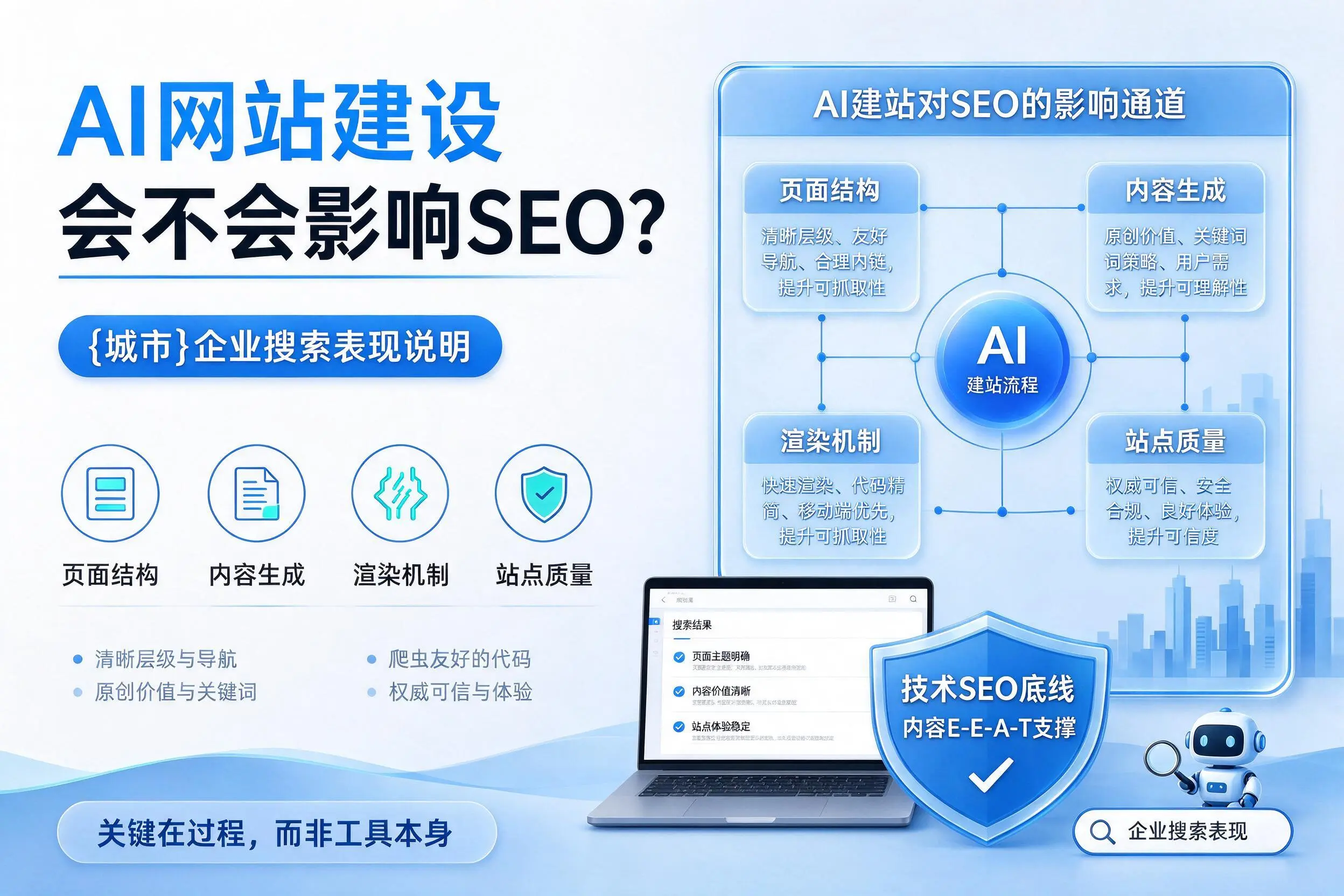 AI网站建设会不会影响SEO?珠海企业搜索表现说明