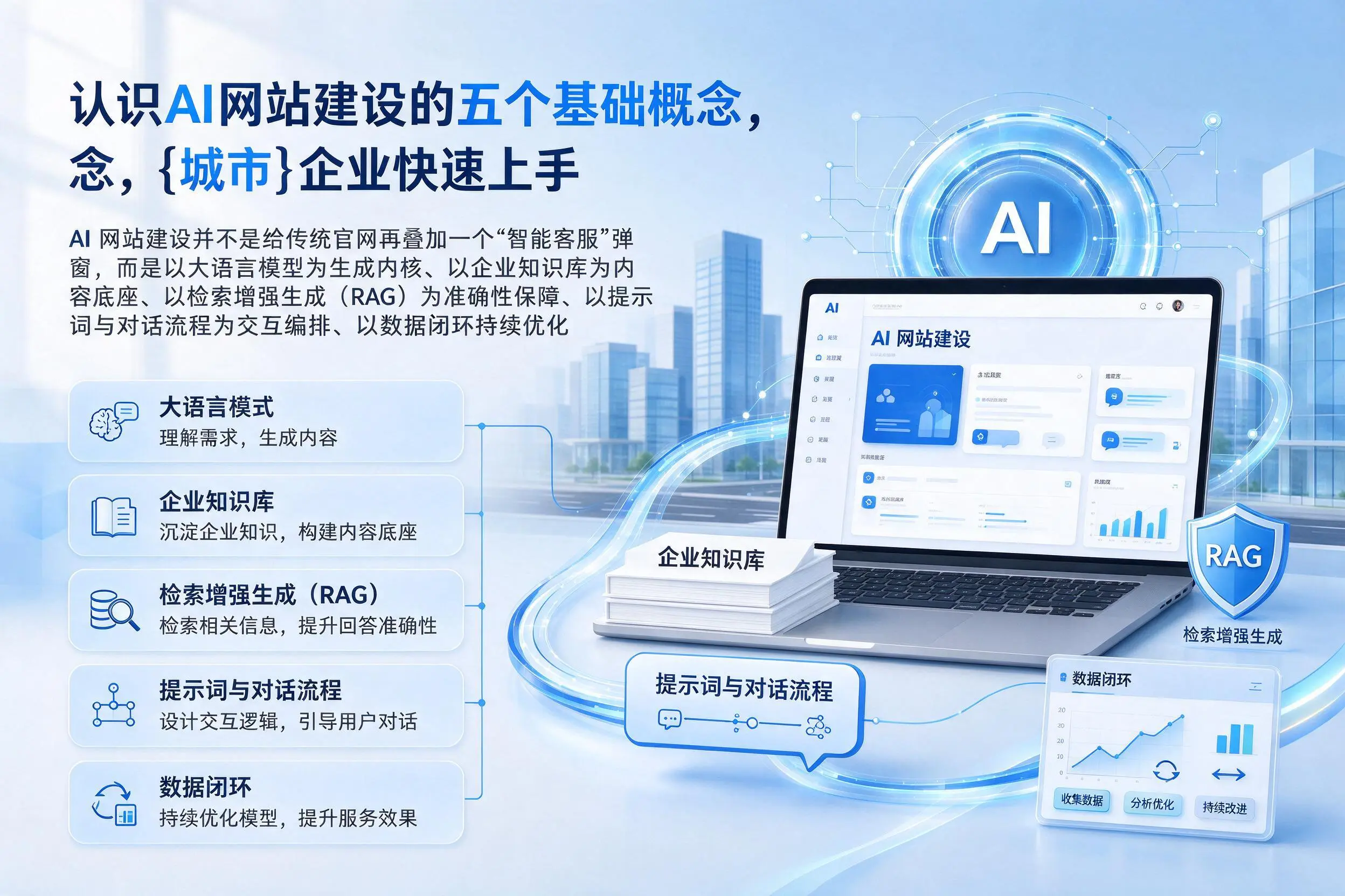 认识AI网站建设的五个基础概念，珠海企业快速上手