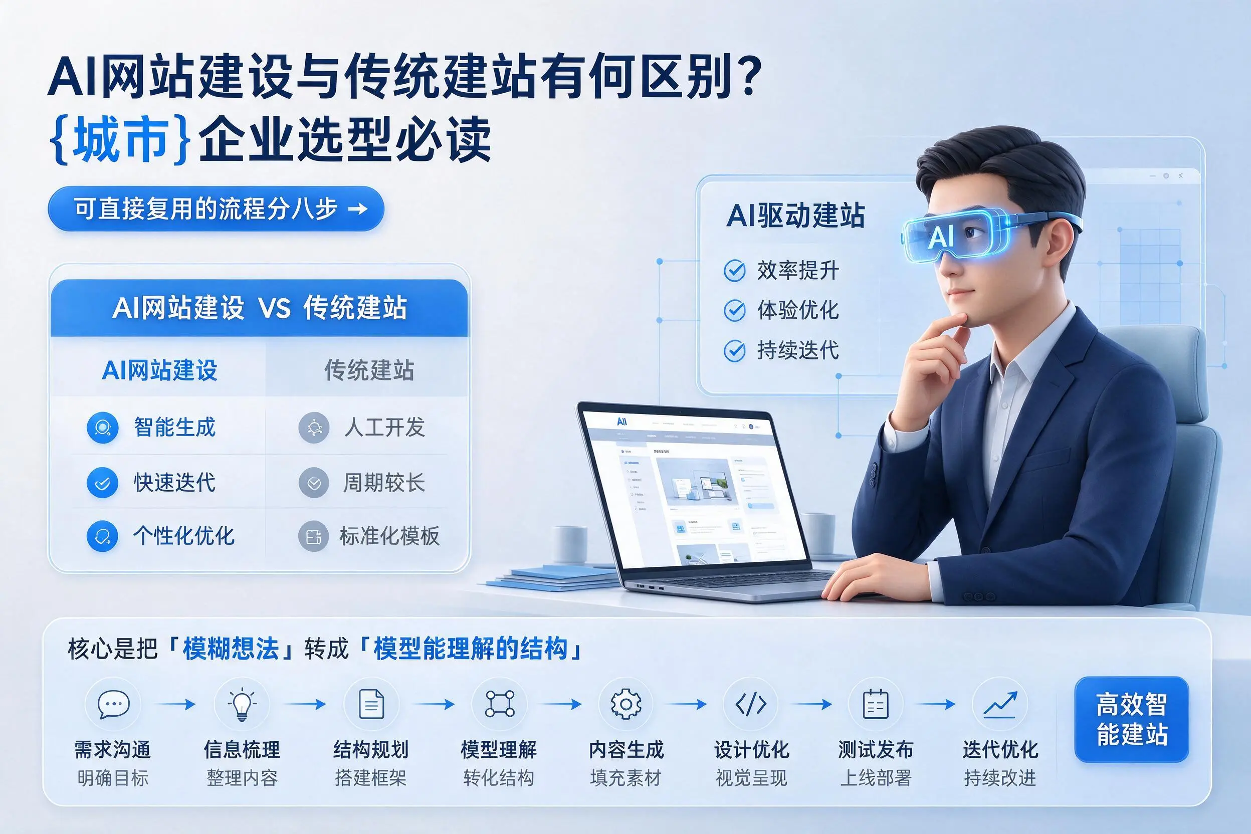 AI网站建设与传统建站有何区别？珠海企业选型必读