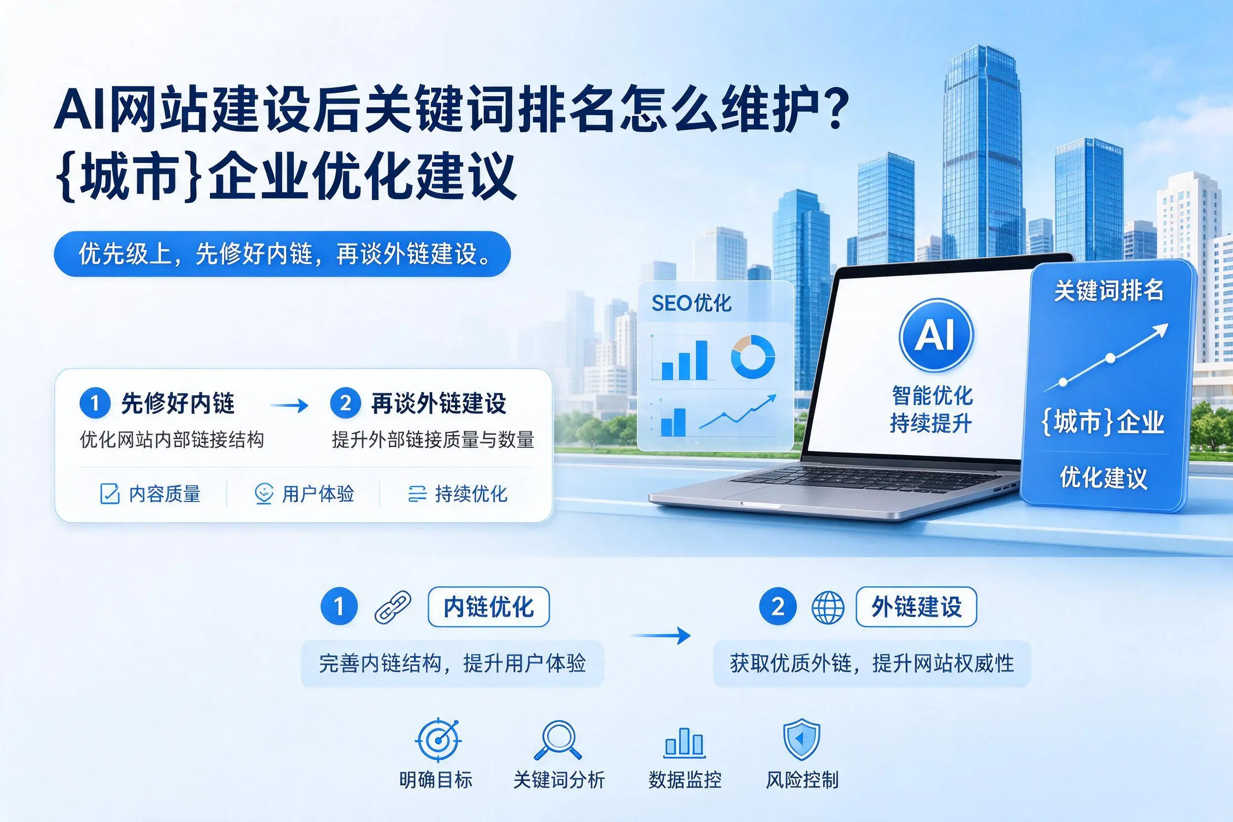 AI网站建设后关键词排名怎么维护？珠海企业优化建议
